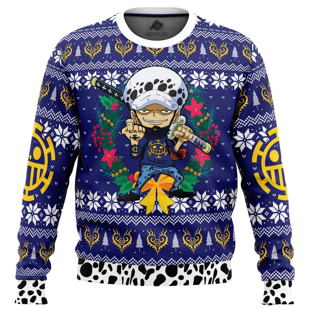 Trafalgar Law Christmas One Piece Ugly Christmas Sweater - 6XL