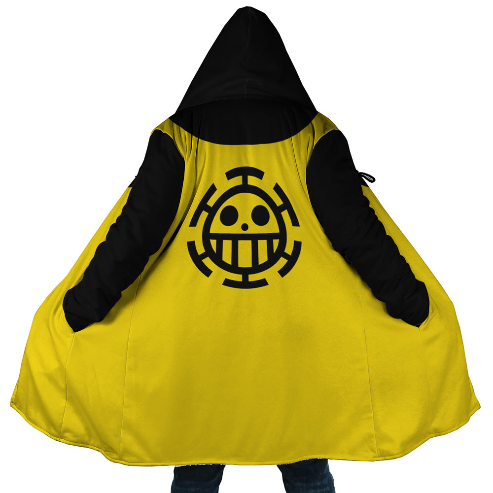 Trafalgar Law One Piece Hooded Cloak Coat - 5XL