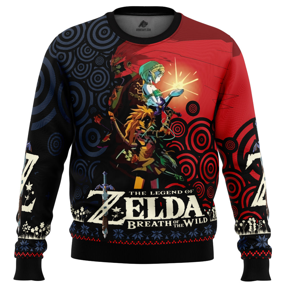 Triforce Zelda Ugly Christmas Sweater - 6XL