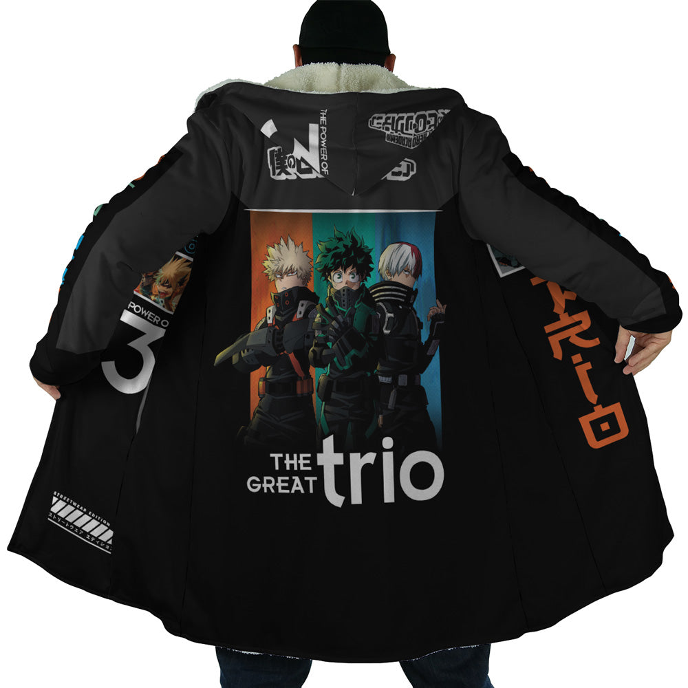 Trio My Hero Academia Hooded Cloak Coat - 2XL