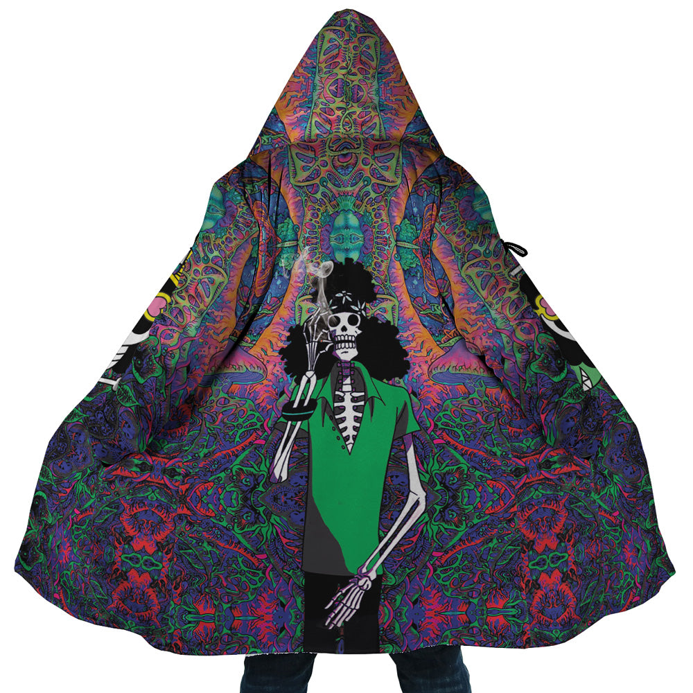 Trippy Hippie Trip Brook One Piece Hooded Cloak Coat - 5XL