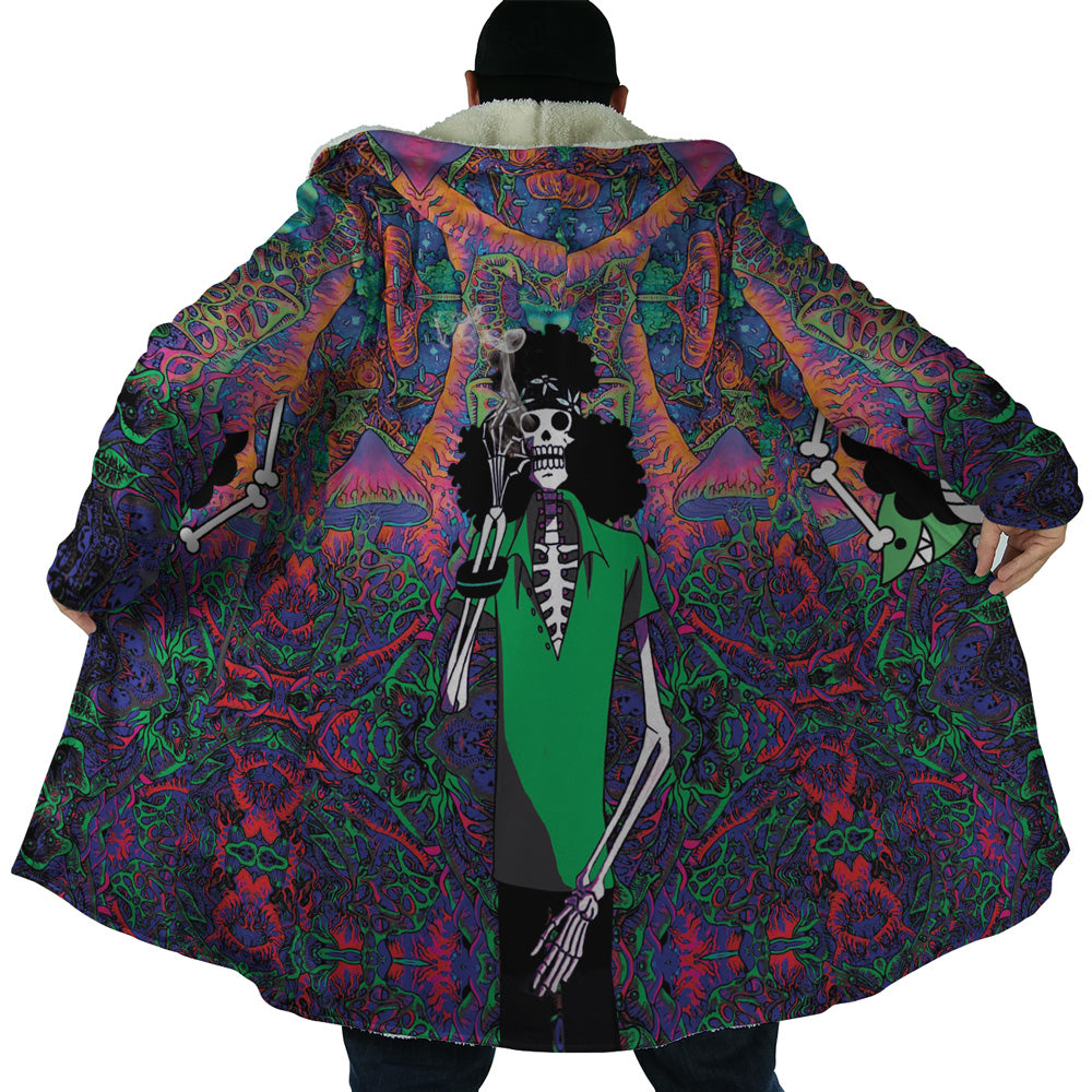 Trippy Hippie Trip Brook One Piece Hooded Cloak Coat - 2XL
