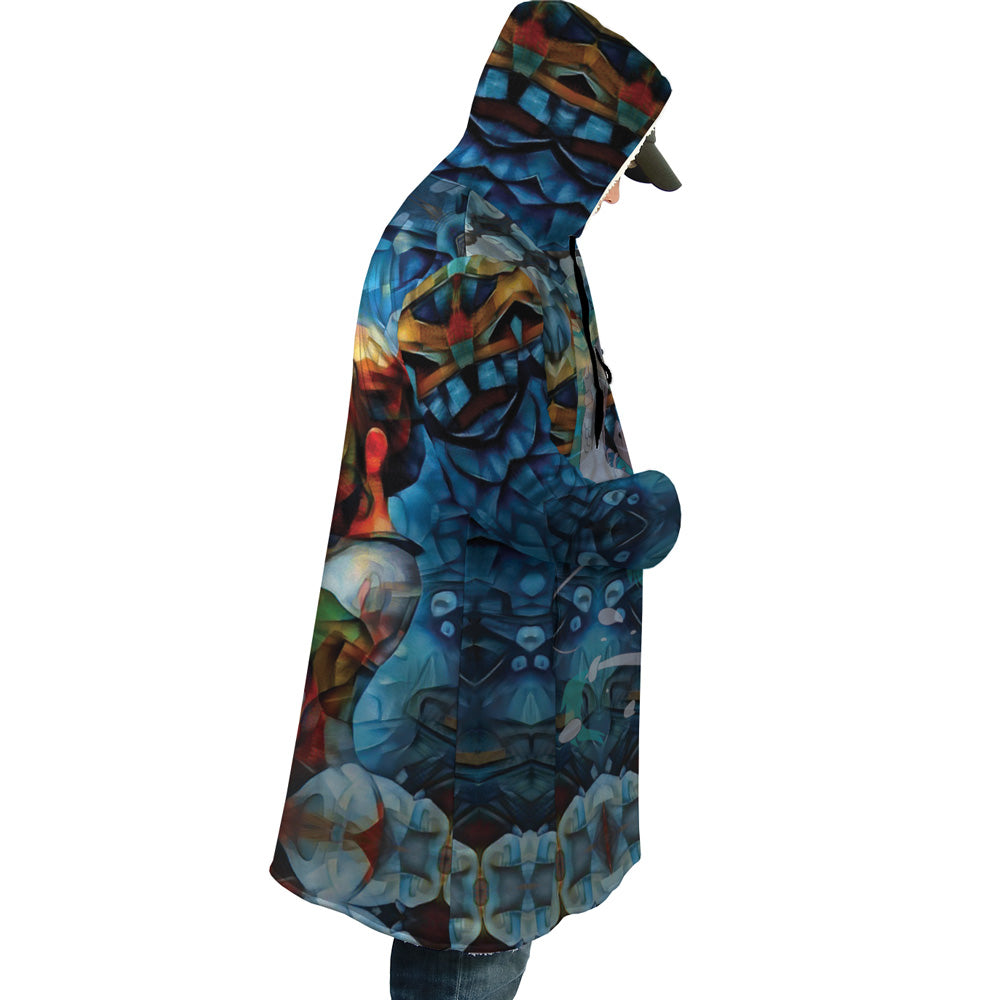 Trippy Spirited Away Studio Ghibli Hooded Cloak Coat - M