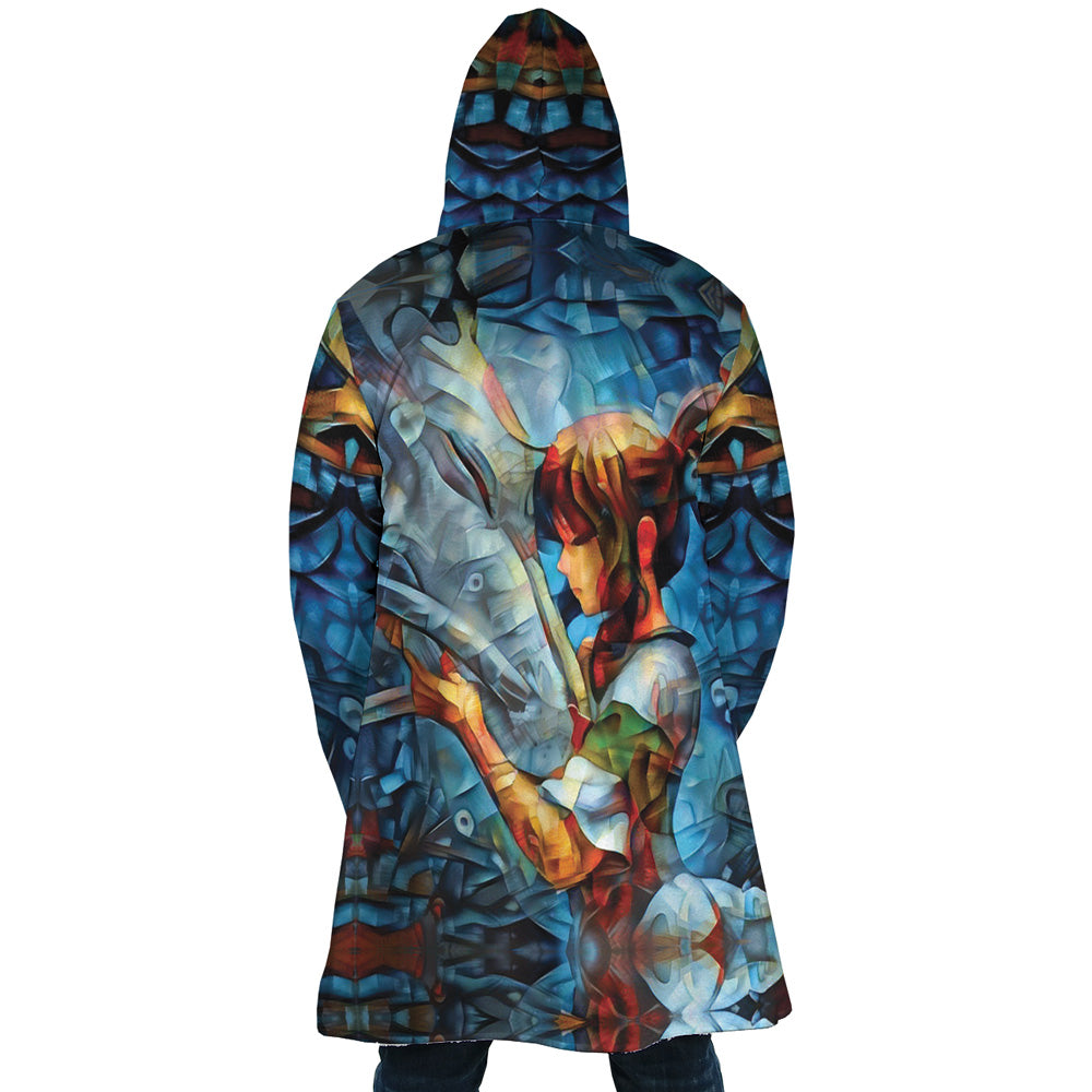 Trippy Spirited Away Studio Ghibli Hooded Cloak Coat - XL