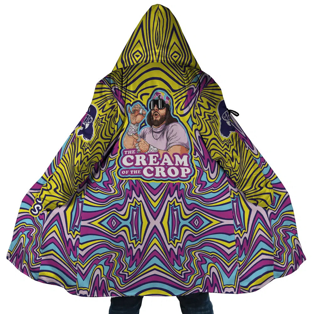 Trippy The Cream of the Crop Randy Savage Pop Culture Hooded Cloak Coats - 5XL