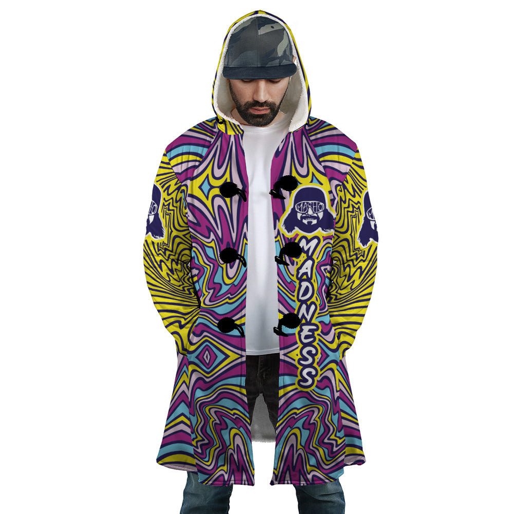 Trippy The Cream of the Crop Randy Savage Pop Culture Hooded Cloak Coats - M