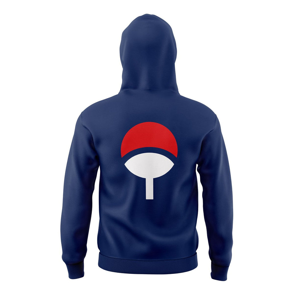 Uchiha Clan Naruto Masked Hoodie - L