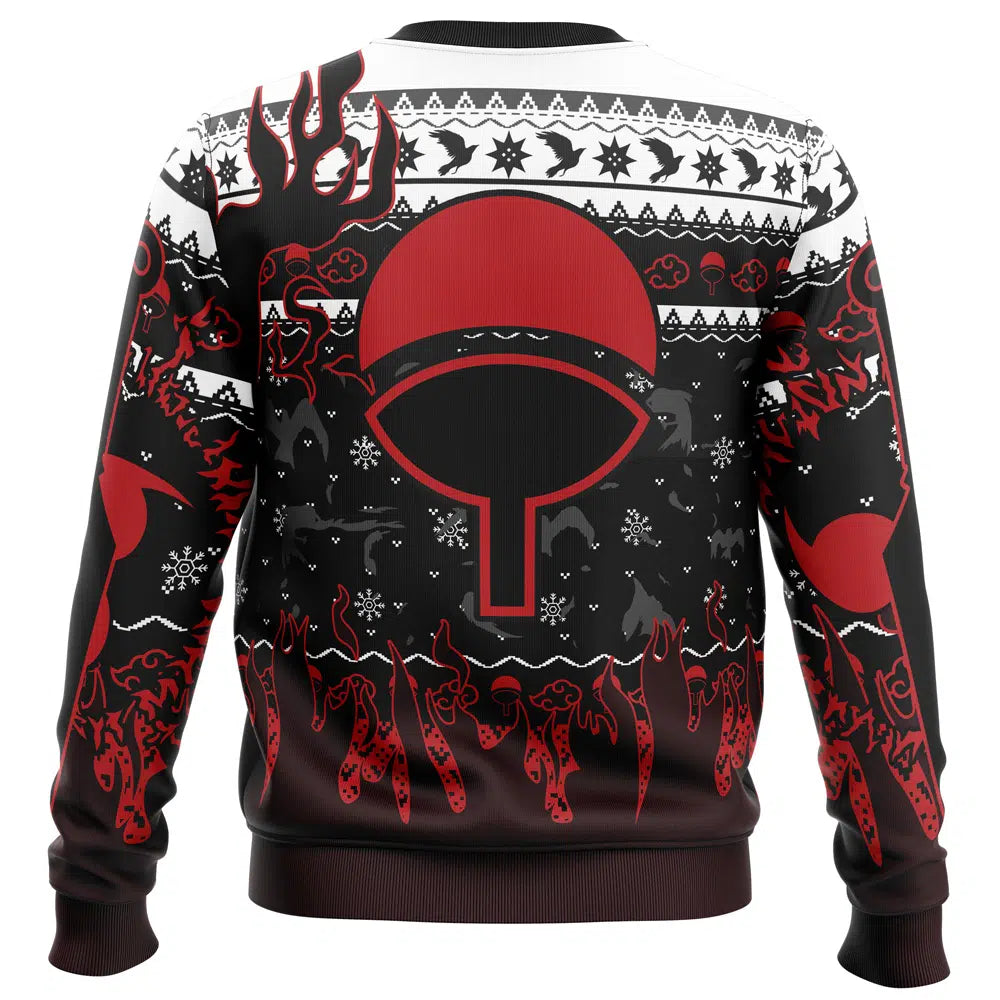 Uchiha Emblem Naruto Christmas Sweater - 4XL