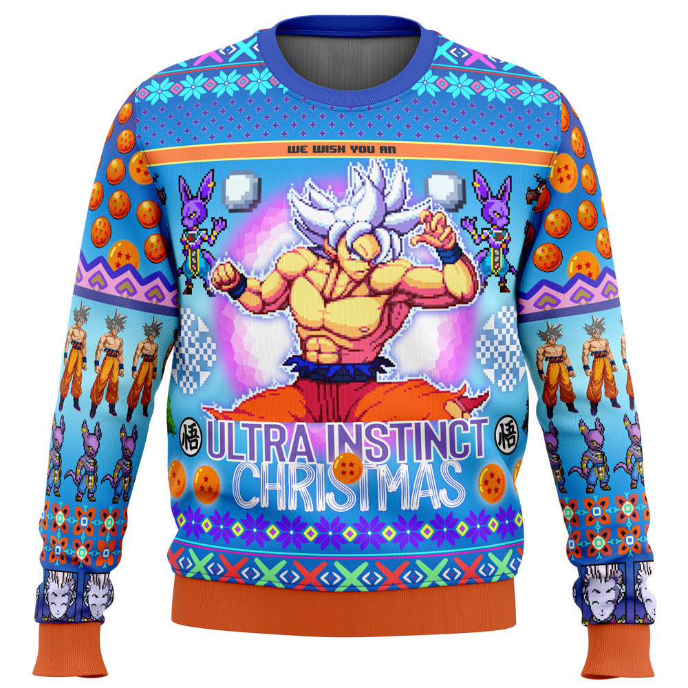 Ultra Instinct Goku Dragon Ball Super Ugly Christmas Sweater - 6XL