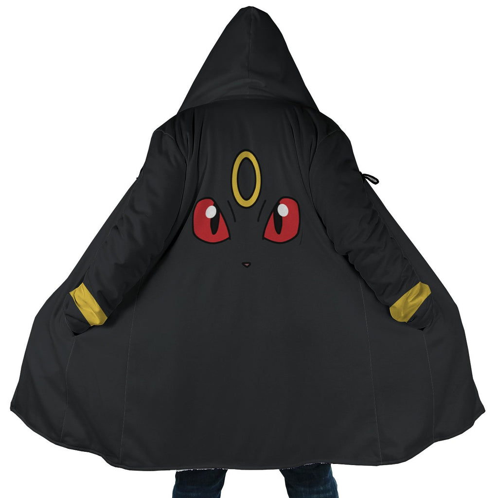 Umbreon Pokemon Hooded Cloak Coats - 5XL