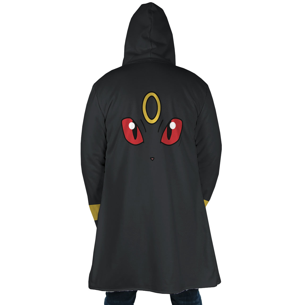 Umbreon Pokemon Hooded Cloak Coats - 3XL