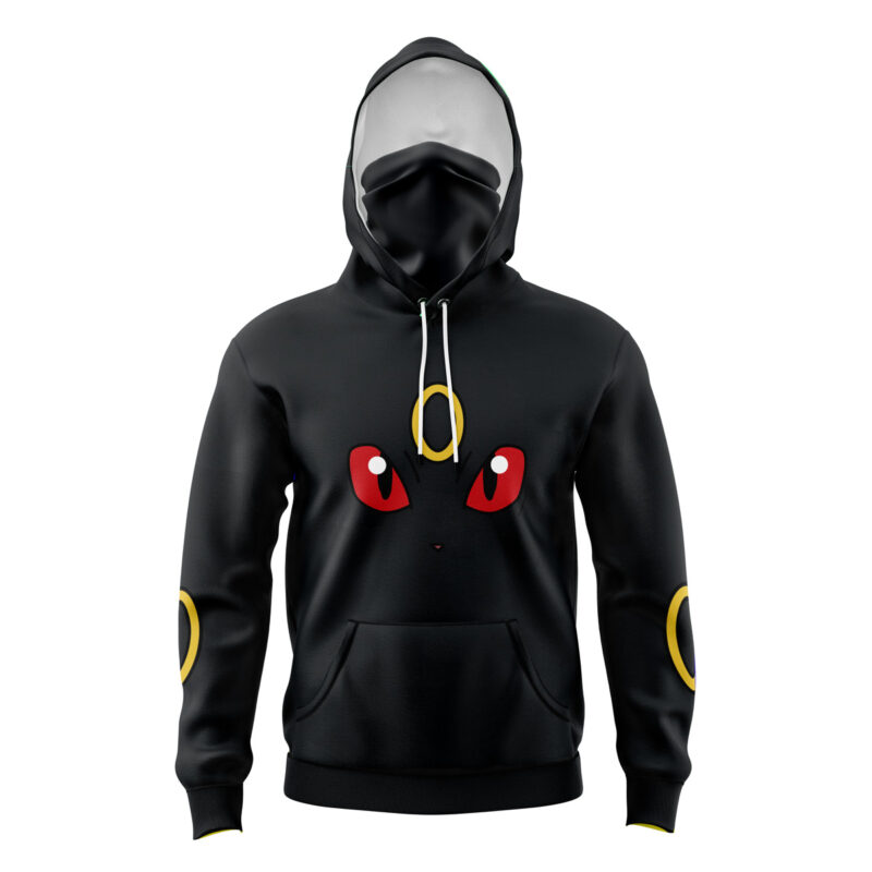 Umbreon Pokemon Masked Hoodie - L
