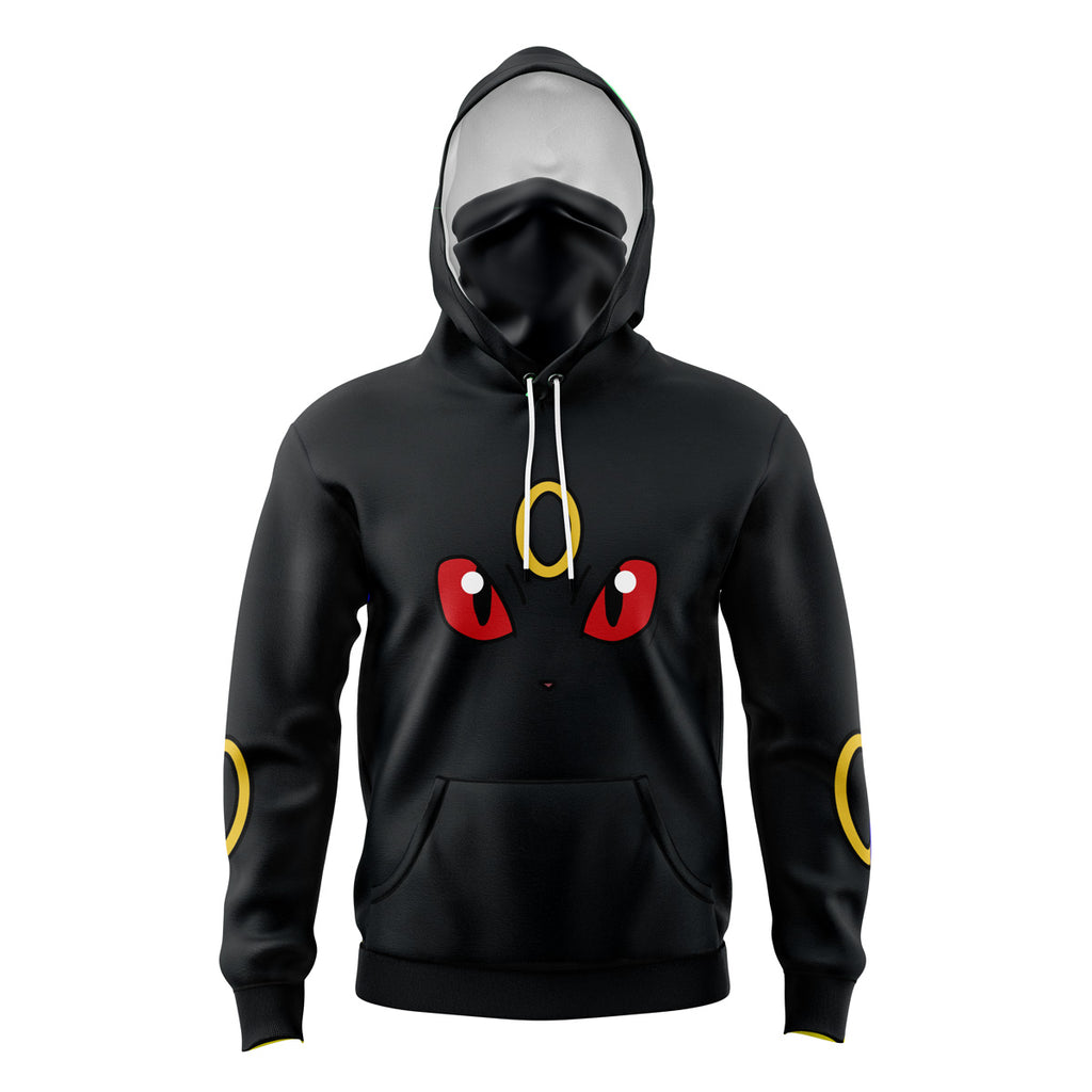 Umbreon Pokemon Masked Hoodie - 6XL