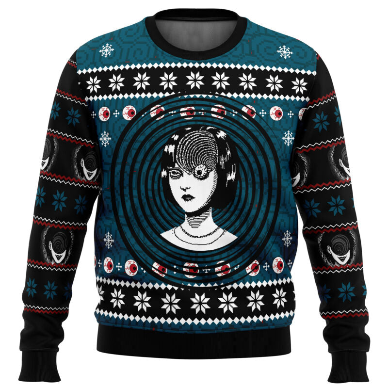 Uzumaki Junji Ito Ugly Christmas Sweater - 6XL