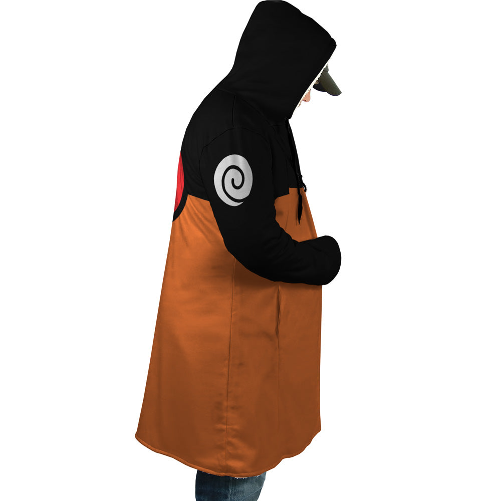 Uzumaki Naruto Hooded Cloak Coat - M
