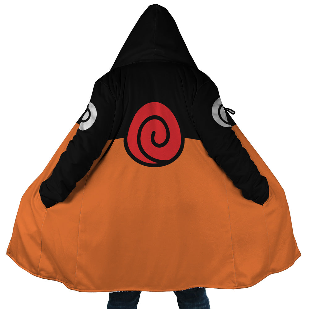Uzumaki Naruto Hooded Cloak Coat - 5XL