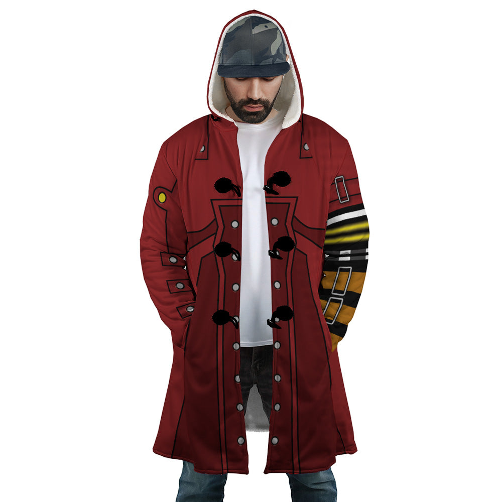 Vash the Stampede Trigun Hooded Cloak Coat - S