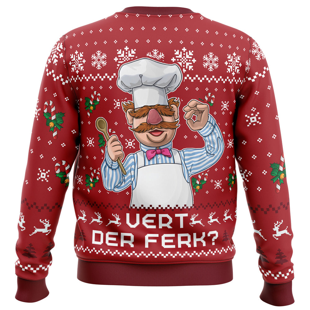 Vert Der Ferk The Muppet Show Ugly Christmas Sweater - 5XL