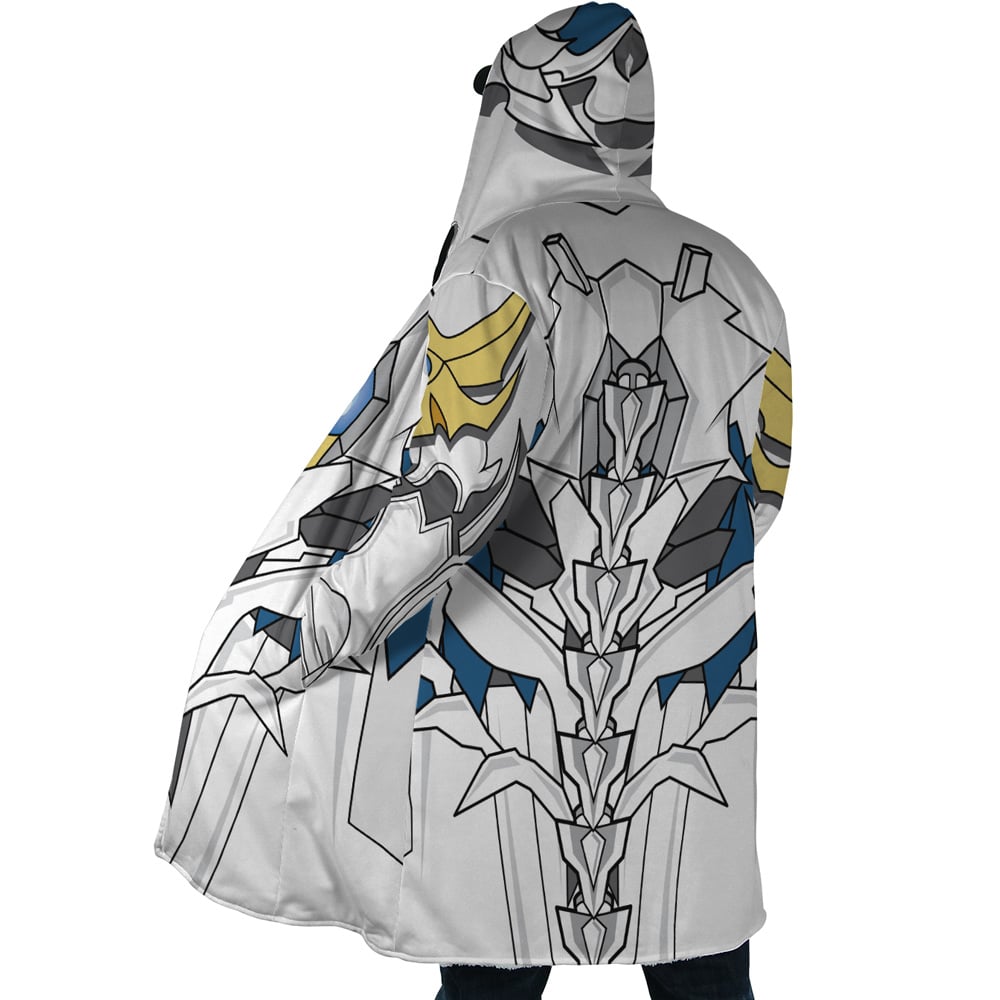 White Dragon Emperor’s Armor Highschool DxD Hooded Cloak Coat - XL