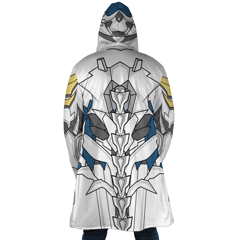 White Dragon Emperor’s Armor Highschool DxD Hooded Cloak Coat - 2XL