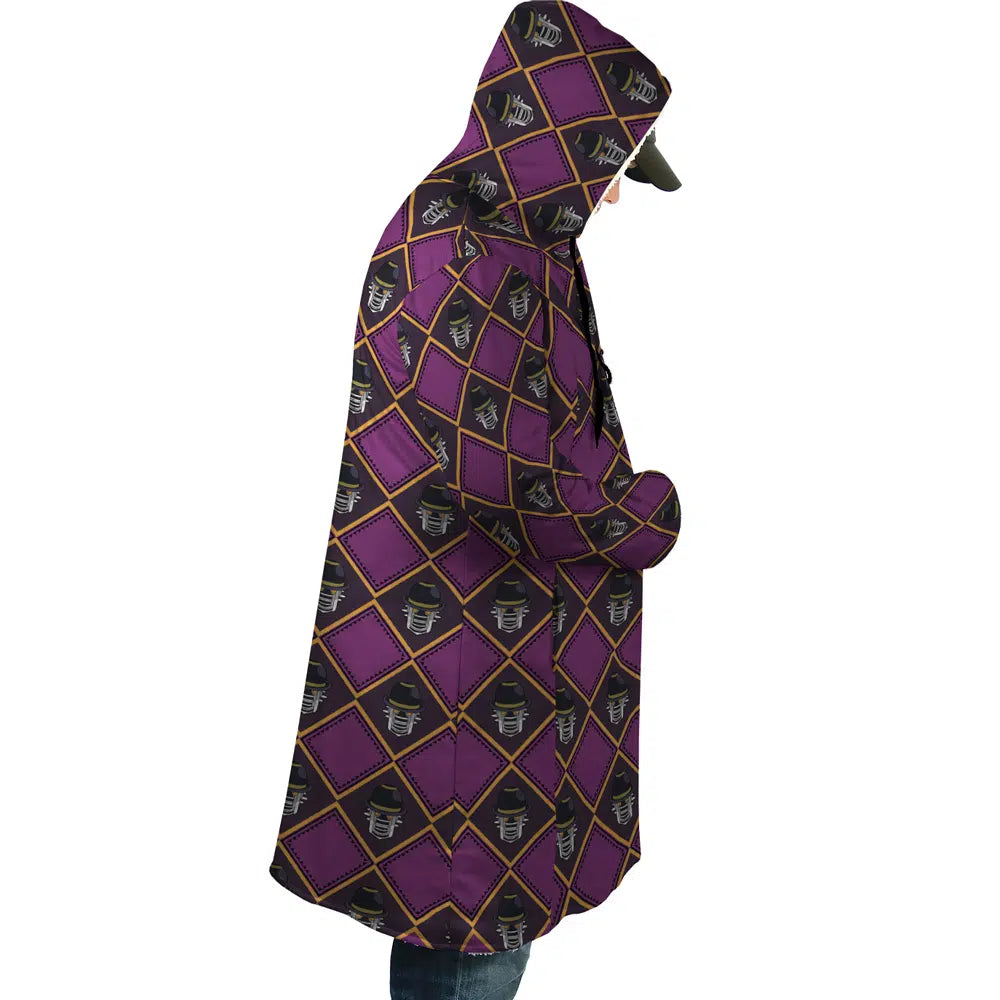 Wonder of U Jojo’s Bizarre Adventure Hooded Cloak Coats - L