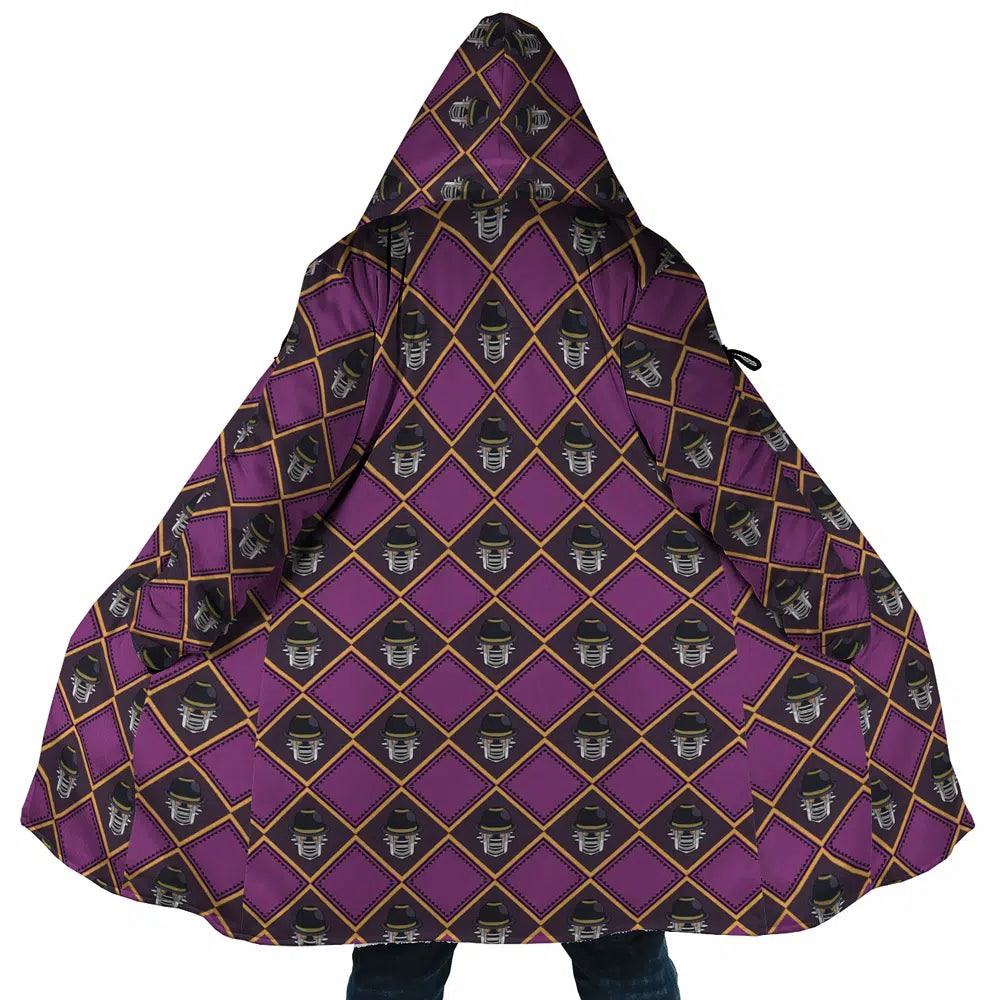 Wonder of U Jojo’s Bizarre Adventure Hooded Cloak Coats - Most Helpful