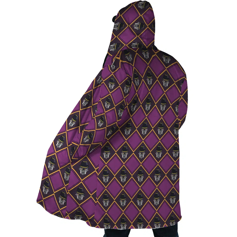 Wonder of U Jojo’s Bizarre Adventure Hooded Cloak Coats - XL
