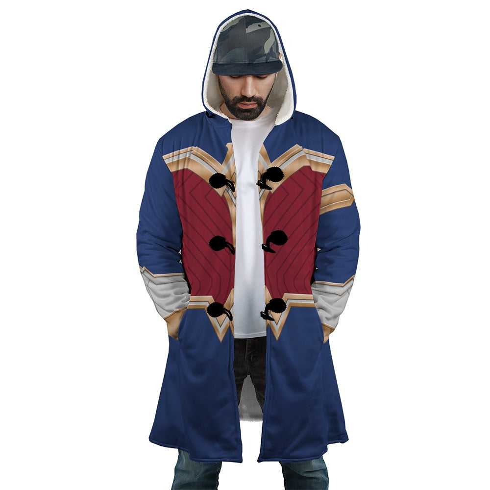 Wonder Woman DC Comics Hooded Cloak Coat - M
