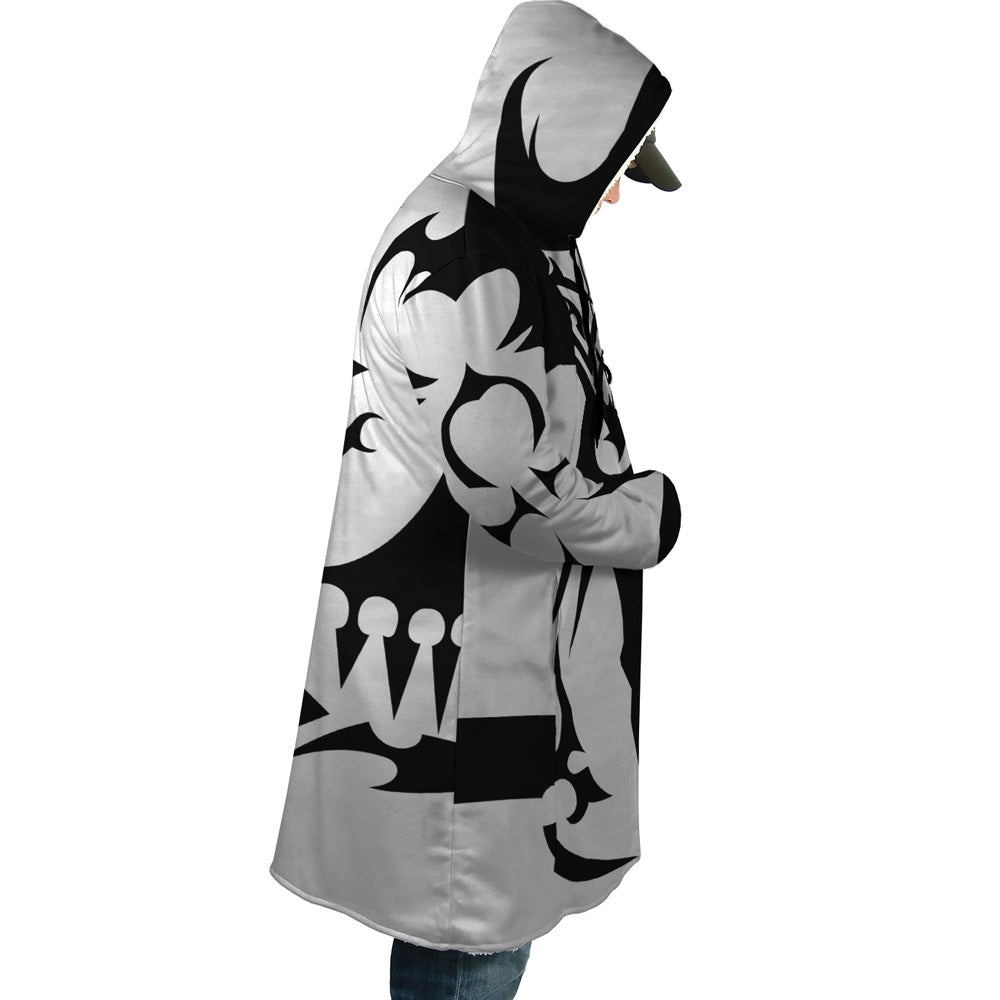 Xemnas Kingdom Hearts Hooded Cloak Coat - L