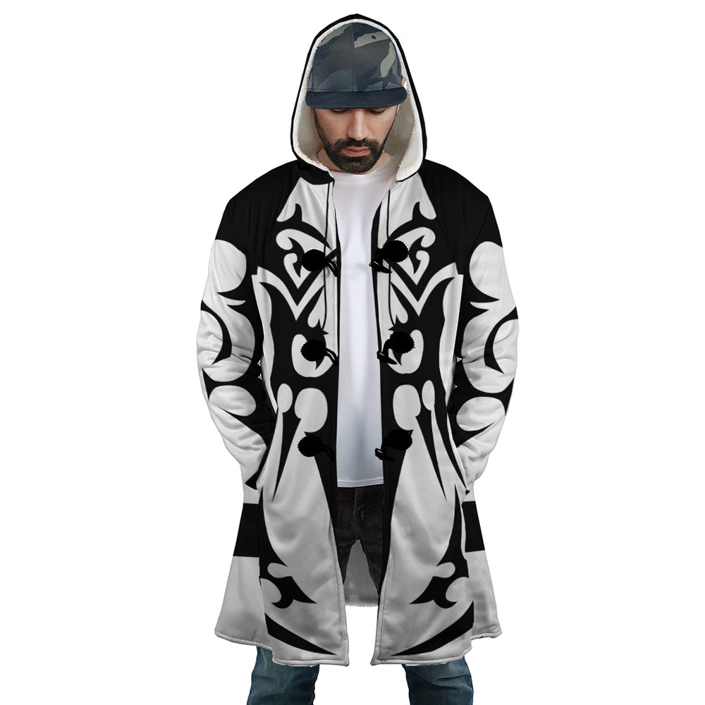 Xemnas Kingdom Hearts Hooded Cloak Coat - S