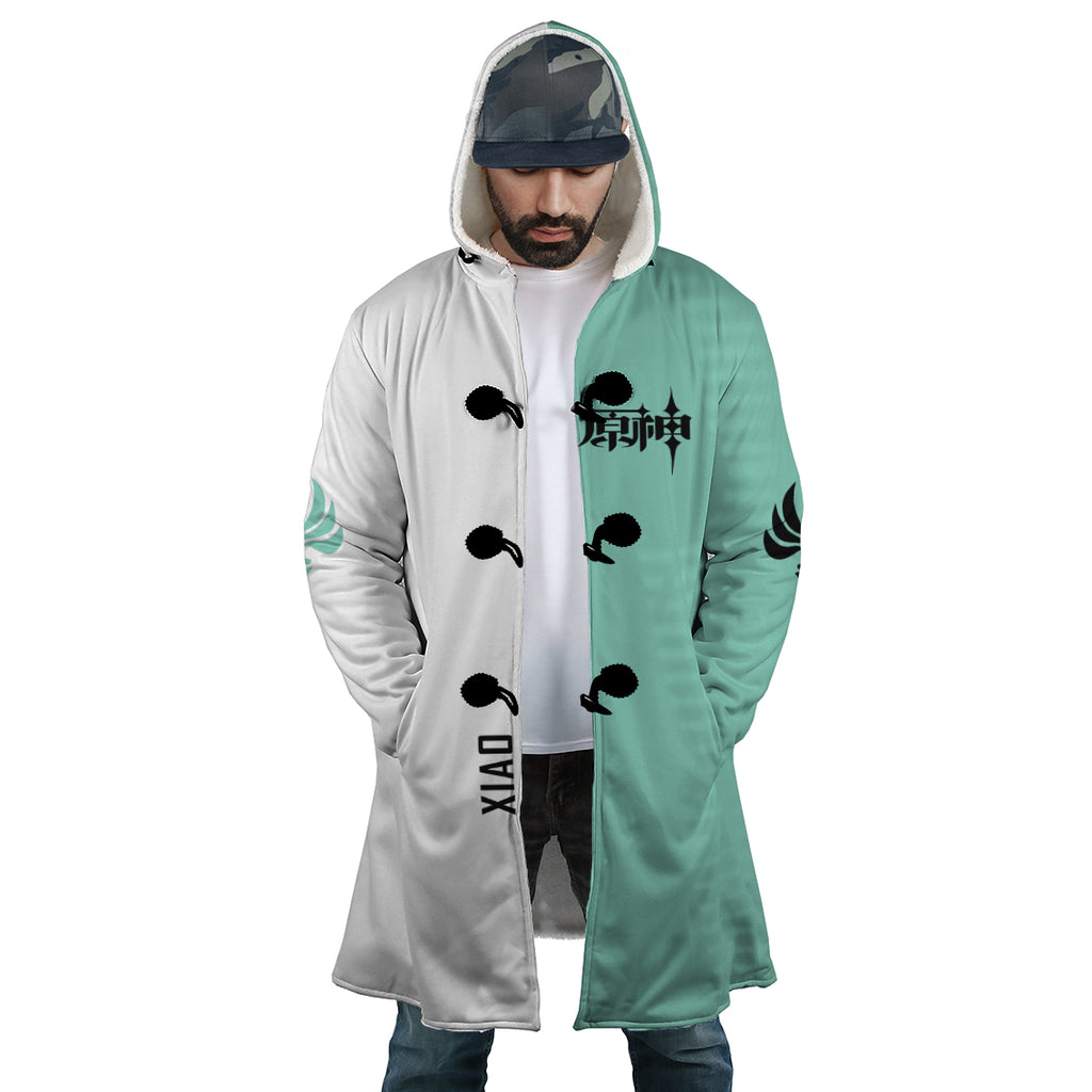 Xiao Genshin Impact Hooded Cloak Coat - XL