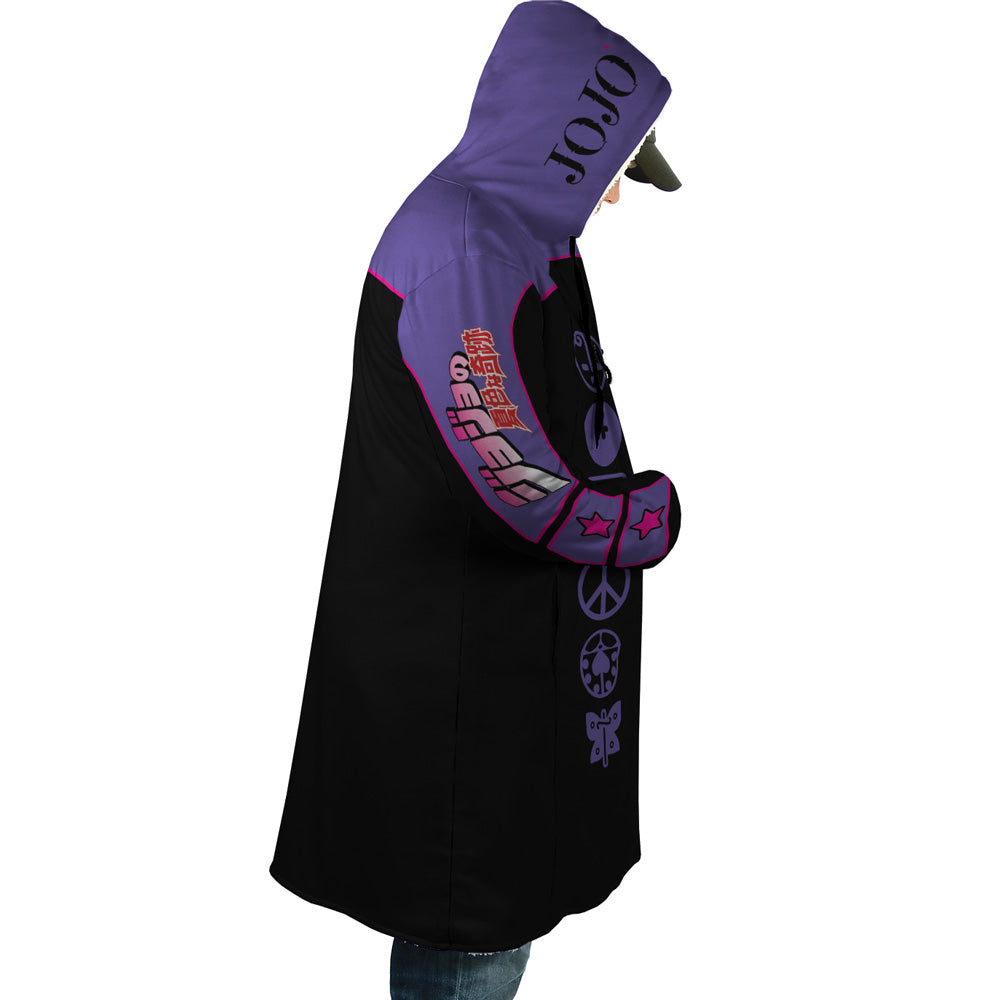 Yare Yare Daze Jojo’s Bizarre Adventure Hooded Cloak Coat - M