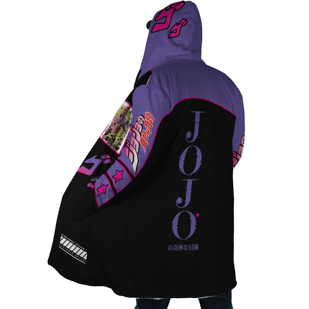 Yare Yare Daze Jojo’s Bizarre Adventure Hooded Cloak Coat - L