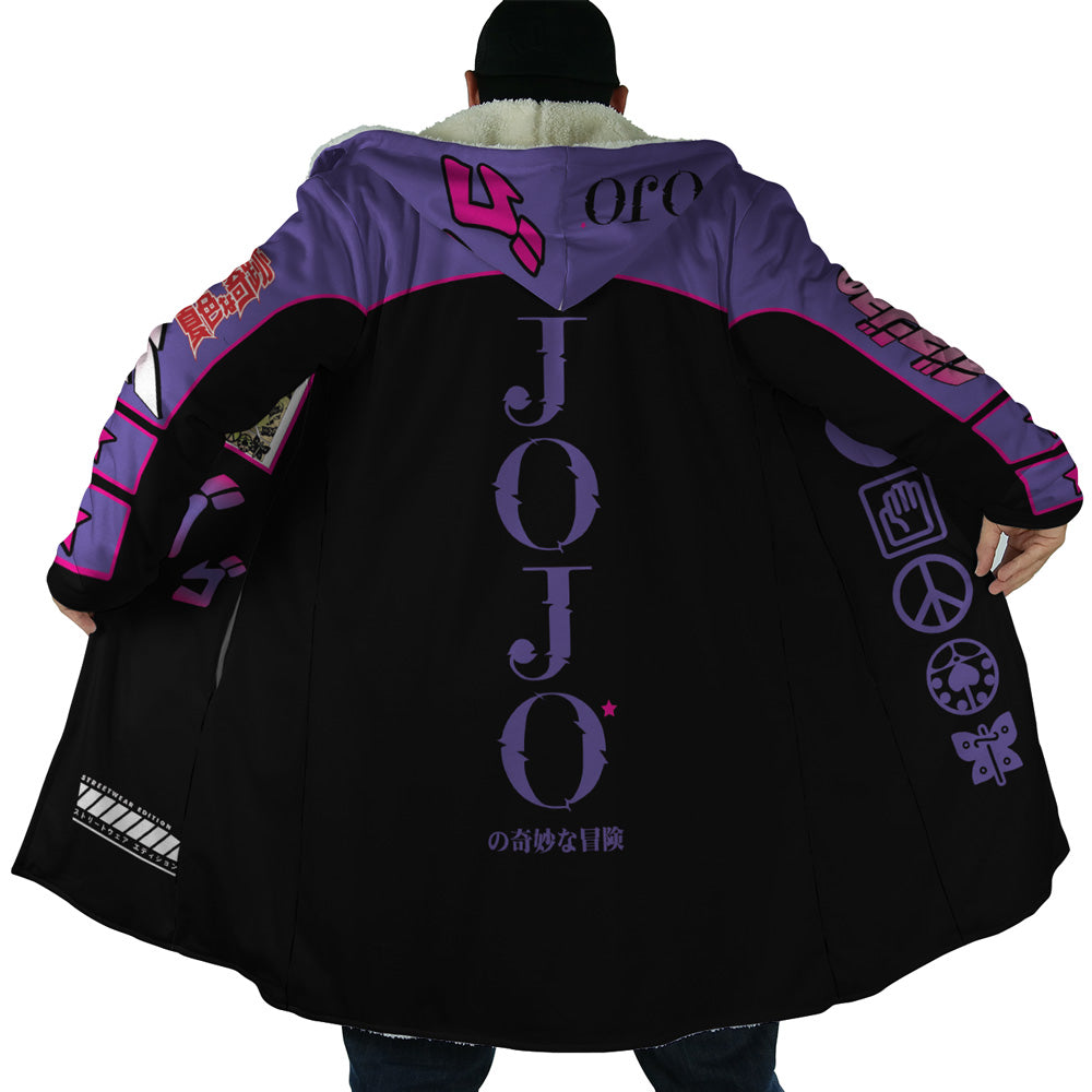 Yare Yare Daze Jojo’s Bizarre Adventure Hooded Cloak Coat - 2XL