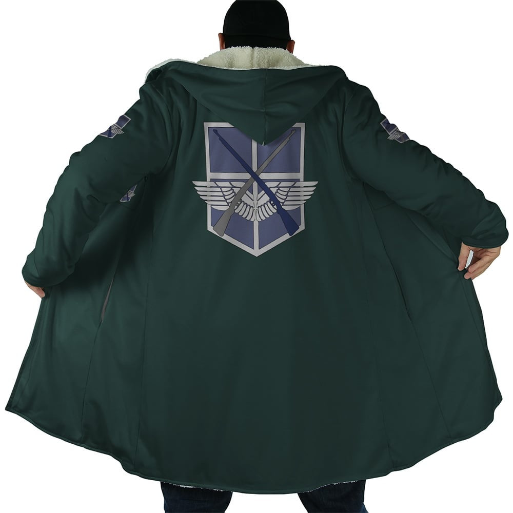 Yeagerist Attack on Titan Hooded Cloak Coat - S