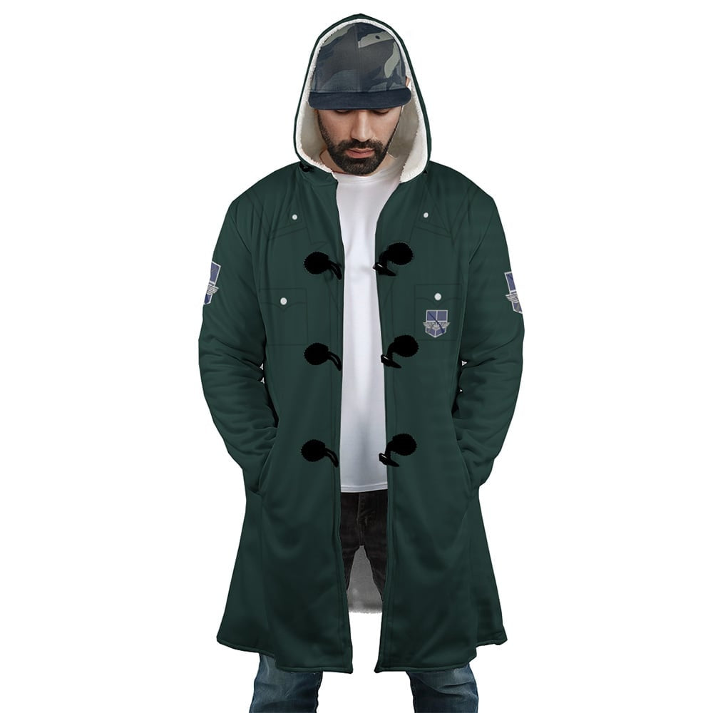 Yeagerist Attack on Titan Hooded Cloak Coat - M