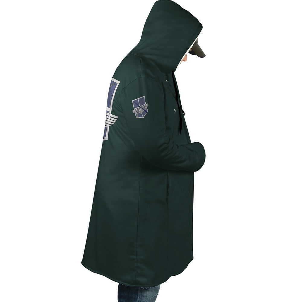 Yeagerist Attack on Titan Hooded Cloak Coat - L