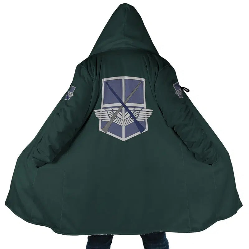 Yeagerist Attack on Titan Hooded Cloak Coat - 3XL