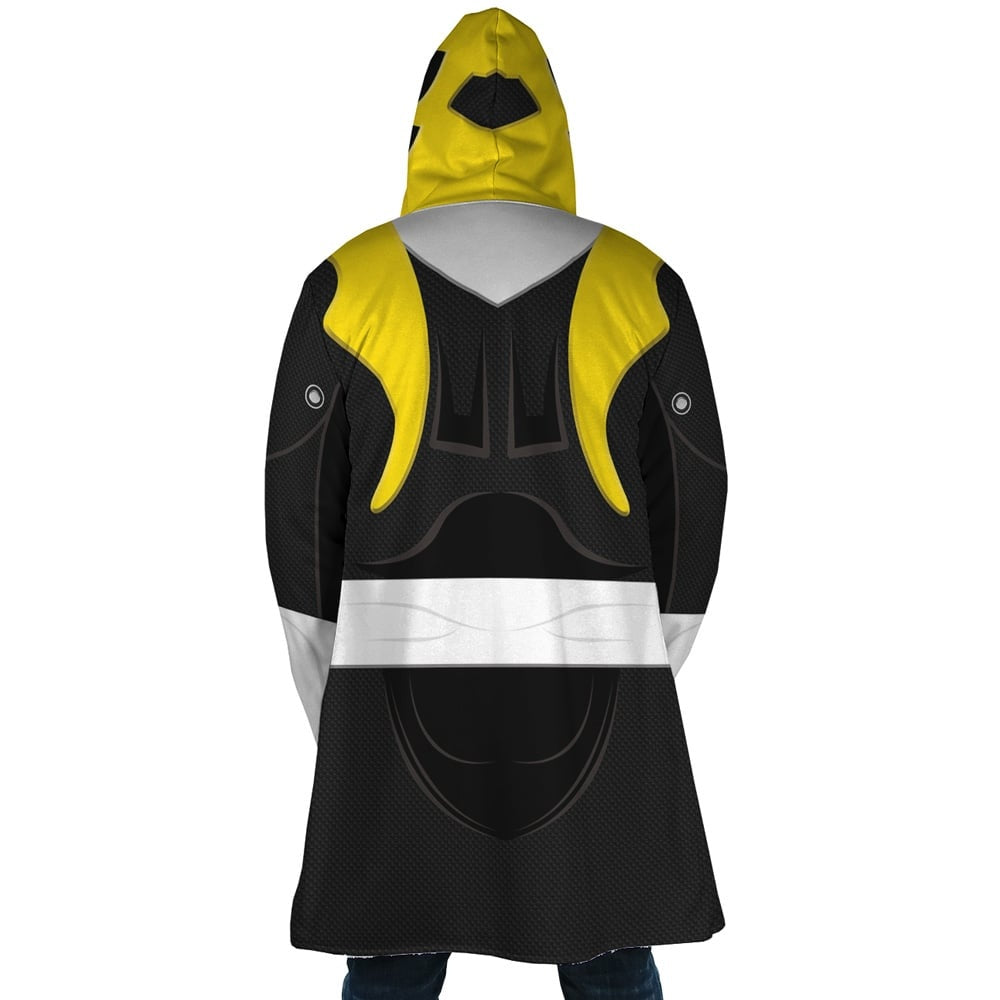 Yellow Psycho Rangers Hooded Cloak Coat - XL