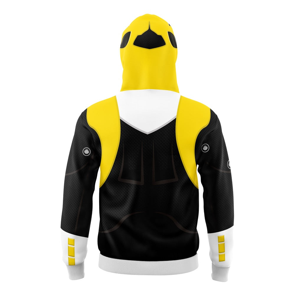 Yellow Psycho Rangers Power Rangers Masked Hoodie - M