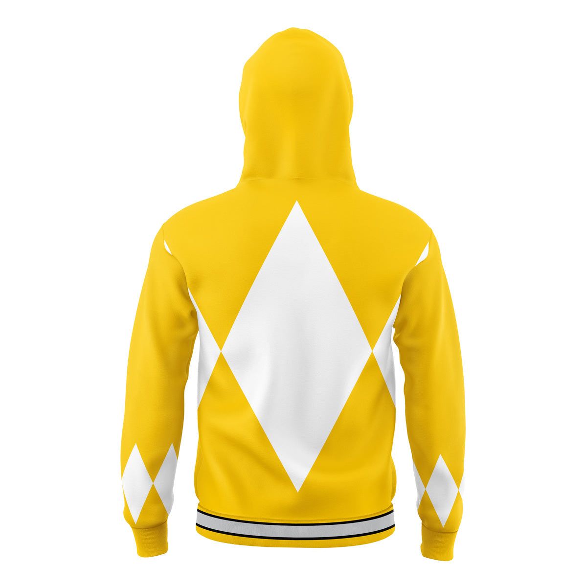 Yellow Ranger Mighty Morphin Power Rangers Masked Hoodie - L