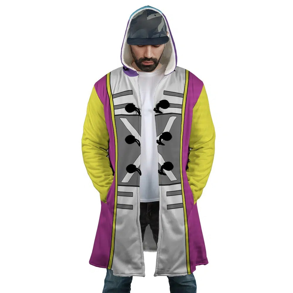 Zeno Sama Dragon Ball Hooded Cloak Coat - S