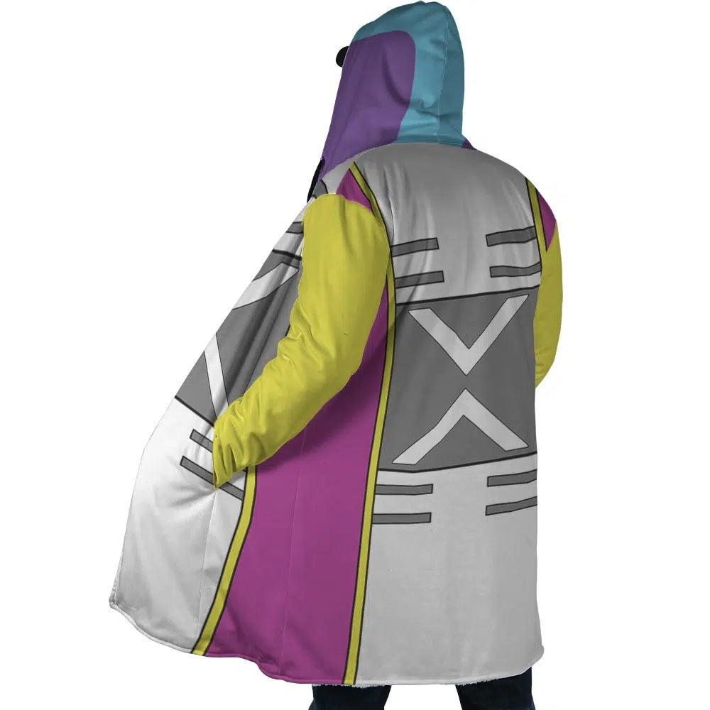 Zeno Sama Dragon Ball Hooded Cloak Coat - L