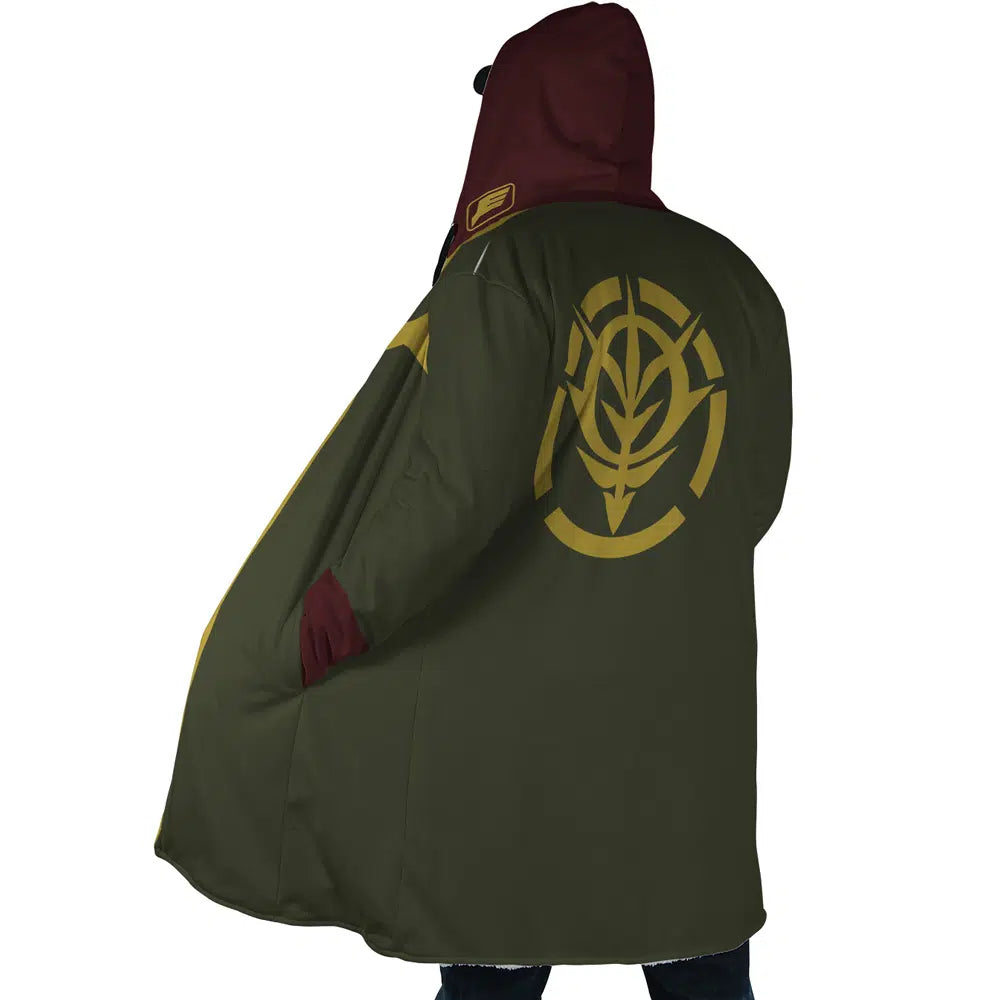 Zeon Uniform Gundam Hooded Cloak Coats - XL