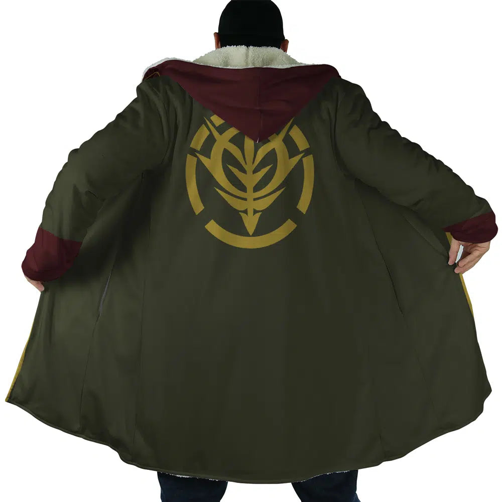 Zeon Uniform Gundam Hooded Cloak Coats - 3XL