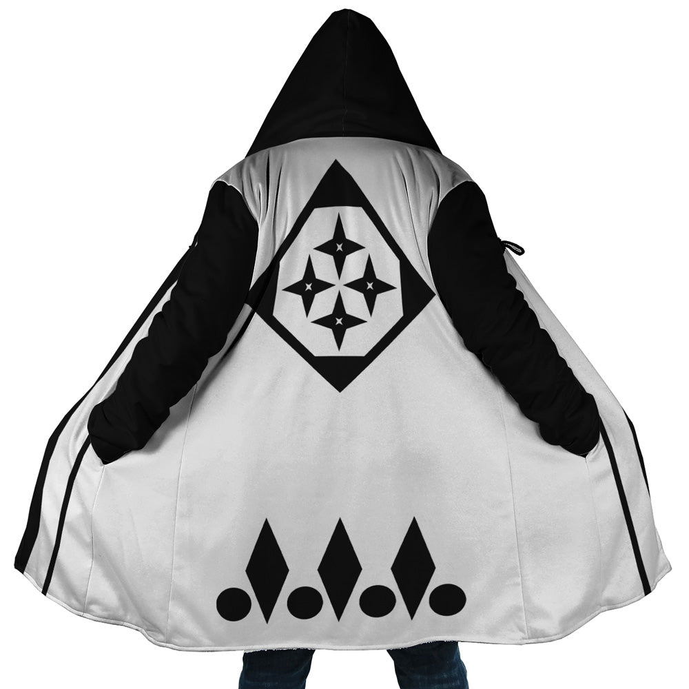Zero Division The Royal Guard Bleach Hooded Cloak Coat - 5XL