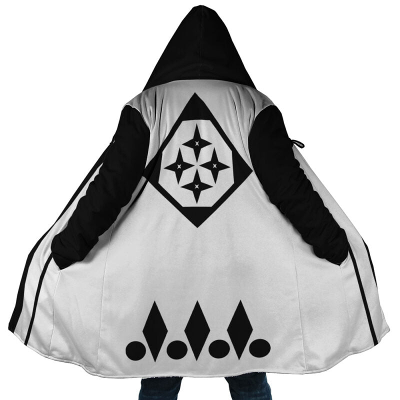 Zero Division The Royal Guard Bleach Hooded Cloak Coat - 3XL