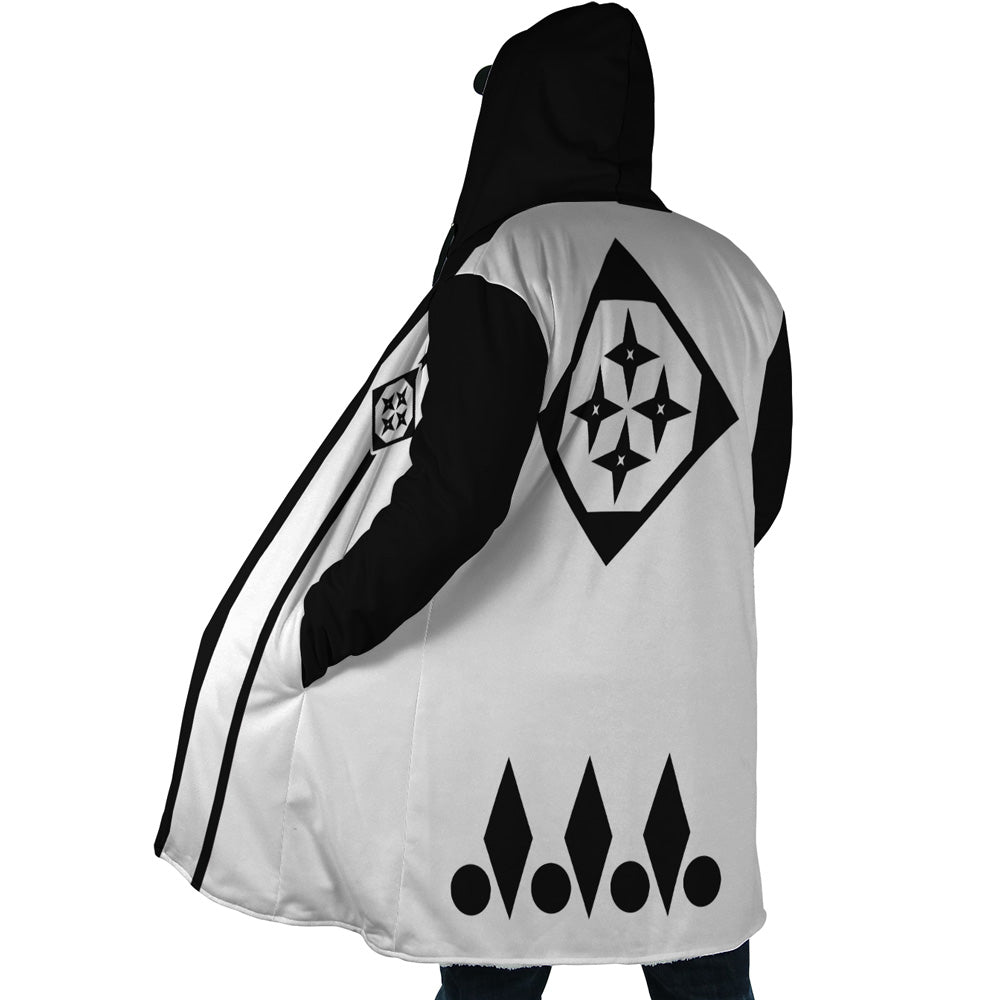 Zero Division The Royal Guard Bleach Hooded Cloak Coat - L