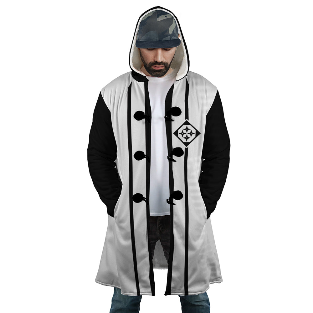 Zero Division The Royal Guard Bleach Hooded Cloak Coat - S
