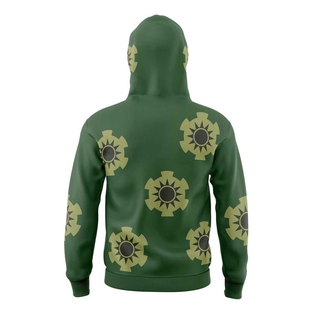 Zoro Wano One Piece Masked Hoodie - L